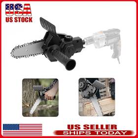 Jahyelec 880458396005 6 Inch Electric Drill Modified To Chainsaw Saw Power Tool Attachments