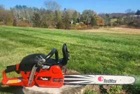 Gx5000 Jonsered Ported And Polished Redmax Red Husky 545 Chainsaw 18in Fast Machine