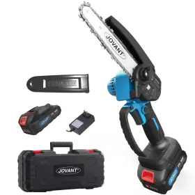 Nl-608-5 Jovant 6 Inch Mini Chainsaw Cordless Lightweight Handheld Tree Trimmer Bran