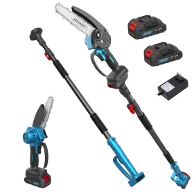 Ptj-001-05-a-usa Jovant Electric Pole Saws For Tree Trimming 6 Inch Mini Chainsaw Cordless 2in1