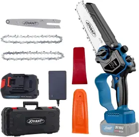 Ptj-004 Jovant Cordless Chainsaw Electric Chain Saw With 1 Pack 2000mah Battery