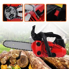 Kayesampra Gr2500 25.4cc 10 Inch Pro Petrol Top Handle Chainsaw 2-stroke 2500 Gasoline Chain Saw