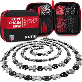 Kutir Ku-hlcs01 55 Inch High Limb Rope Saw 360 Chain For Manual Tree Cutting