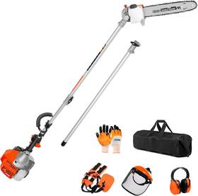Laginza 744110569650 Proyama 90-180 Degree 42.7cc Head Adjustable Pole Chainsaw For Tree Trimming Wit