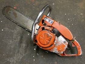 Lancaster 350-a Pump And Mfg. Co. Chainsaw With 16 Inch Bar Chain Parts Or Repair