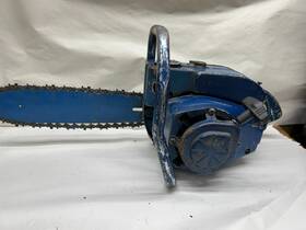 Lancaster C550-1 Vintage Rare Chainsaw With 16 Inch Bar And Chain For Parts Or Repair