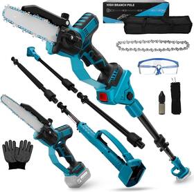 Lezzyruck Wlg1689b 8 Inch Cordless Pole Saw For Makita 18v Battery No Brushless Elect