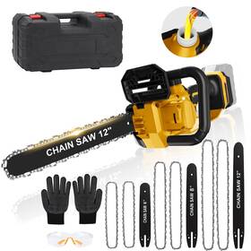 Lezzyruck Zgwl1569cdwt627 3-in-1 Cordless Chainsaw For Dewalt 20v Max Battery 12-inch/ 8-inch/ 6-inch