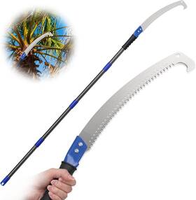 Lilyvane Juzi-lanse-65 Pole Saw Manual With 6.5ft Extension Rod For High Branches Tree Trimmi