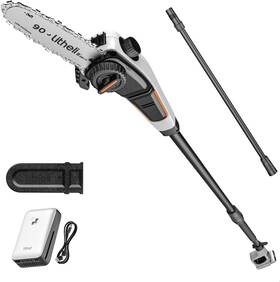 Litheli 313101080070 U20 Pole Saw For Tree Trimming 8ftft Electric Cordless Saws Trimmer 27.5
