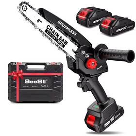 Makita 2x2.0ah Seesii 8ftft Cordless Mini Chainsaw Brushless For 18v Battery