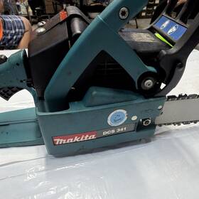 Makita Dcs-341 Dcs 341 Gasoline Chainsaw Two-handed Grip Metal Plastic 14 Inch Bar