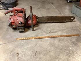 Mall 43120 Antique Chainsaw Model 12a Complete Vintage Old