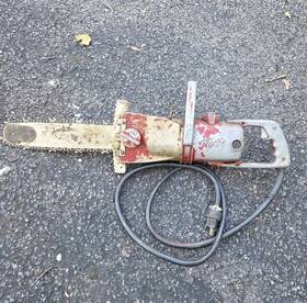 Mall Tool Co 11e12d Vtg Electric Chainsaw Model Tested Remington Arms
