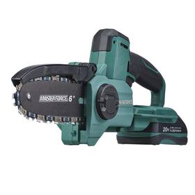 Masterforce Mo4128.12 6 Inch 20v Brushless Cordless Chainsaw Auto Oiler Tree Limb Pruner Wood Log Cutter