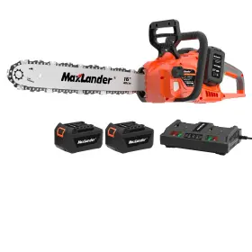 Maxlander 926417202513 40v Cordless Brushless Chainsaw 16 Inch Electric Battery Powered With 4.0ah L