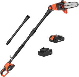 Maxlander Sf8j318 Pole Saw 8-inch Cordless Saws For Tree Trimming 15-feet Max Reach Electric