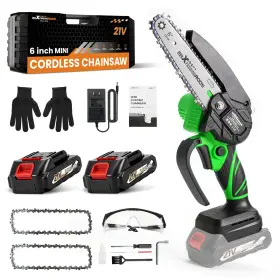 6opd1z Maxpeedingrods 6 Inch For Electric Mini Chainsaw Cordless Handheld Chain Saw With Battery