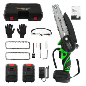 Bhml2m Maxpeedingrods 21v For Mini Chainsaw Cordless With Oil Filling System 3 Chains Pruning Saw Kit