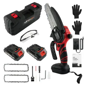 Ewim6b Maxpeedingrods 21v For Mini Chainsaw Battery Powered Portable Wood Cutting Garden 3 Chain