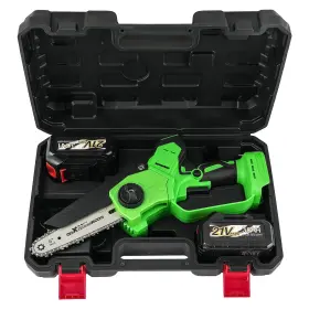 Hjw9rv Maxpeedingrods Cordless For Mini Chainsaw 1200w Brushless Motor 6 Inch 8 Bar 2 Battery Tool-free