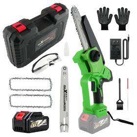Maxpeedingrods Jki6zf Brushless For Mini Chainsaw Cordless 8 Inch 6 Battery Powered Handheld Auto-oiling