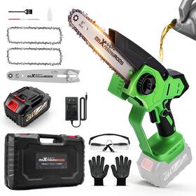 Maxpeedingrods Ym5qno Brushless For Mini Chainsaw Cordless 8 Inch 6 Battery Powered 1200w Portable
