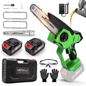Maxpeedingrods Zp5e3u For Mini Chainsaw 2 Battery 8 Inch 6 Cordless 1200w Electric