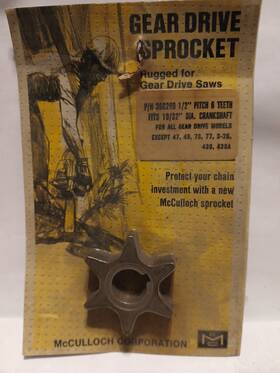 Mccouloch 36020b Nos Gear Drive Sprocket