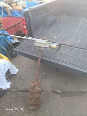 Mcculloch 1225a Vintage 2 Man Chainsaw Auger Attachment