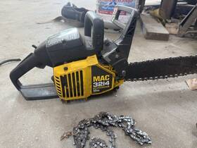 Mcculloch Mac-3214 Mac 3214 Chainsaw 32cc Gasoline Auto Chain Oiler With Saw