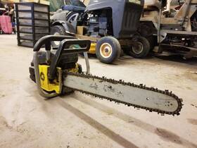 Mcculloch Sp81 Vintage Super Pro 81 Mac Chainsaw Chain Saw With Full Wrap Handle