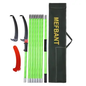 Gzj006 Mefbant Pole Saws For Tree Trimming - 26.1 Ft Extendable Pruner Trimmers Lo