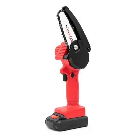 Milex 623412401663 Cordless Chain Saw Red With Carring Box And 2 Free