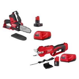 Milwaukee 2527-21-2534-21 M12 Fuel 12v Lithium-ion Brushless Cordless 6 Inch Hatchet Pruning Saw