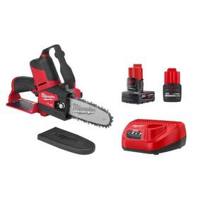 Milwaukee 2527-21-48-11-2425 Hatchet Pruning Saw Kit 6 Inch 12v Li-ion Cordless With 4ah 2.5ah Batteries