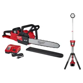 2727-21hd-2131-20 Milwaukee M18 Fuel 16 Inch 18v Lithium-ion Brushless Battery Chainsaw Kit And Tower Light