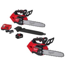 Milwaukee 2826-21t-2826-20c M18 Fuel 14 Inch Top Handle 18v Lithium-ion Brushless Cordless Chainsaw 8.0 Ah 12