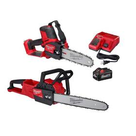Milwaukee 3004-21p-2727-20 Pruning Saw Kit Chainsaw 18v Li-ion Brushless With Battery Charger