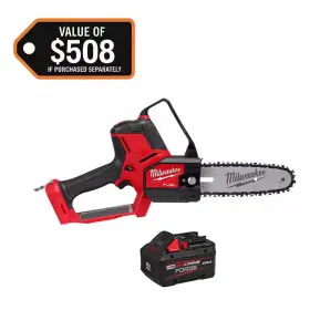 Milwaukee 313038012021 M18 Fuel 18v Brushless Cordless Battery 8 Inch Hatchet Pruning Saw With Redlithi