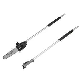 Milwaukee 313086735743 M18 Fuel 10 Inch Pole Saw Attachment With Quik-lok 3 Ft. Extension