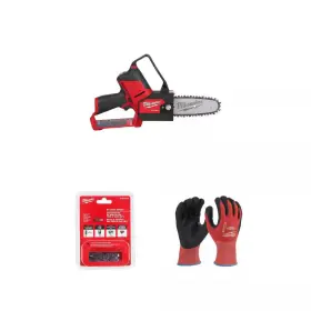 Milwaukee 445020661672 M12 Fuel 6 Inch 12v Pruning Saw Hatchet Tool-only Chain And Nitrile Cut