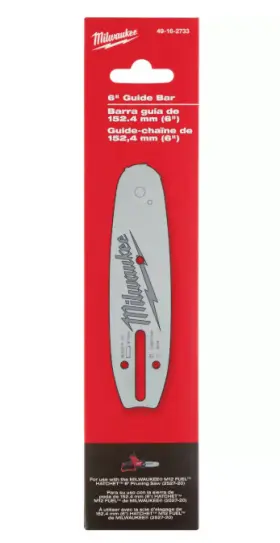 49-16-2733 Milwaukee 6 Inch Pruning Saw Guide Bar