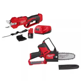 Milwaukee 744110951912 M12 Fuel 12v Brushless Cordless Pruner With 6 Inch Hatchet Pr