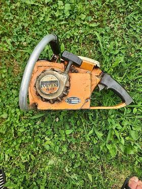Montgomery Ward Tmc-24037-a Chainsaw Power Head For Parts Or Repair Only