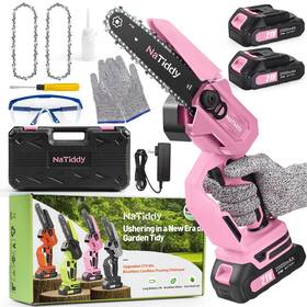 Natiddy 008678777224 Mini Chainsaw 6 Inch 21v Battery Powered Portable - Scratch And Dent
