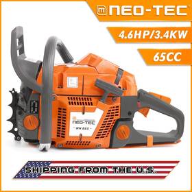 Neotec 037936955937 65cc Gas Chainsaw Power Head Compatible With Husqvarna 365 365xp Cut Tree No Bar