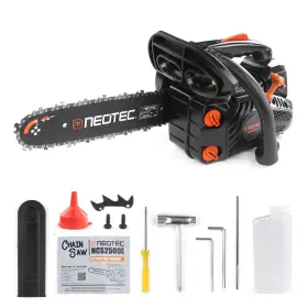 Ncs2500e Neotec 25.4cc Gas Top Handle Chainsaw With 12ftft Bar Chain 2-stroke Engine Cut Tree Wood