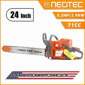 Neotec Nh872 71cc Chainsaw Gas Power With 24ftft 28ftft Bar And Chain Fit For Husqvarna 372xp Ms038