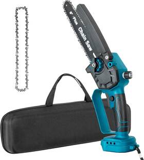 Nichilas Us 653871732992 Battery Powered Cordless Mini Chainsaw 8 Inch With Brushless Motor Handheld Sma